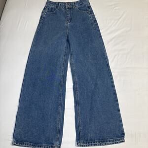 Micas Los Angeles High Rise Wide Leg Womens Jeans Size 28 X 30 Small Long NWT